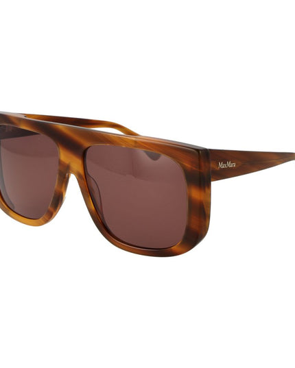 Max Mara Brown Acetate Sunglasses