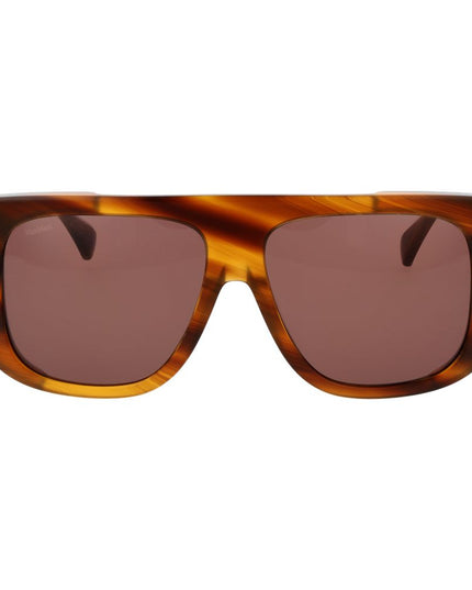 Max Mara Brown Acetate Sunglasses