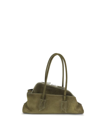The Attico Green Calf Leather Bos Taurus Shoulder Bag