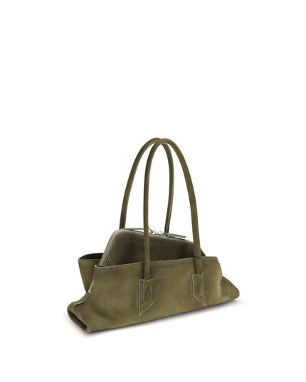 The Attico Green Calf Leather Bos Taurus Shoulder Bag