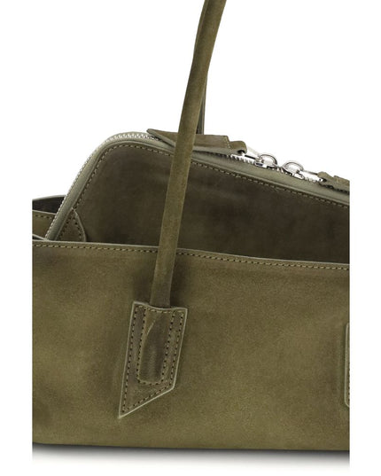 The Attico Green Calf Leather Bos Taurus Shoulder Bag