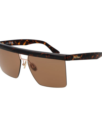Max Mara Brown Plastic Sunglasses