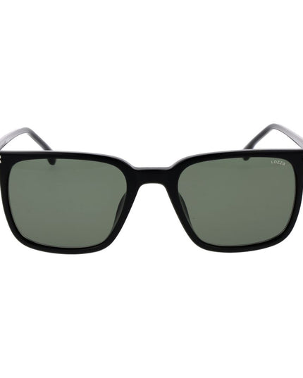Lozza Black Cellulose Acetate Sunglasses