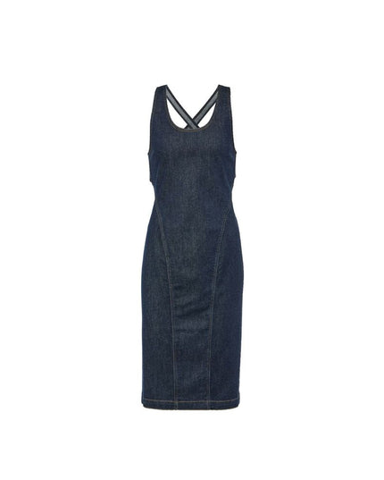 Alaïa Blue Cotton Casual Dress