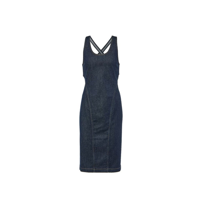 Alaïa Blue Cotton Casual Dress