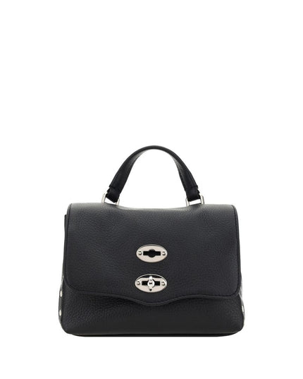 Zanellato Black Calf Leather Bos Taurus Shoulder Bag