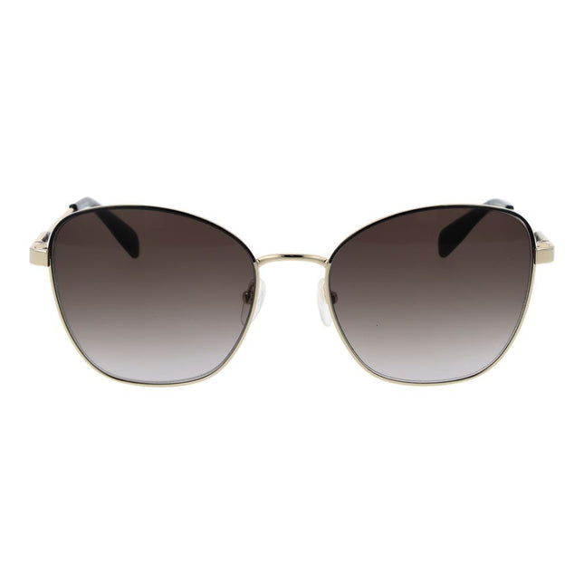 Longchamp Gold Metal Sunglasses