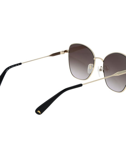 Longchamp Gold Metal Sunglasses