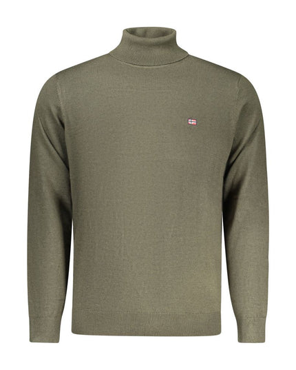 Norway 1963 Green Polyester Men Sweater