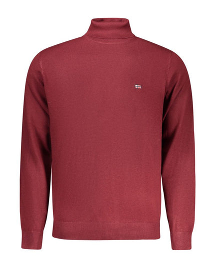 Norway 1963 Red Polyester Men Sweater