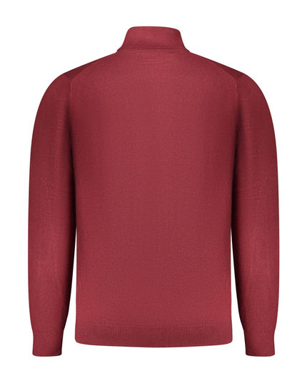 Norway 1963 Red Polyester Men Sweater