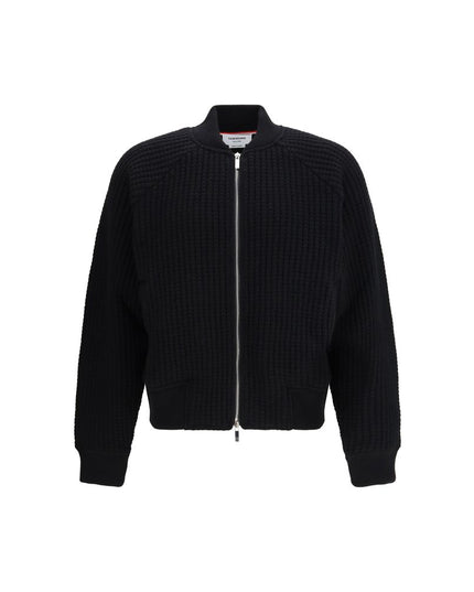 Thom Browne Black Wool Bomber