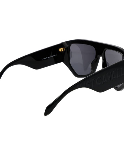 Just Cavalli Black Cellulose Acetate Sunglasses