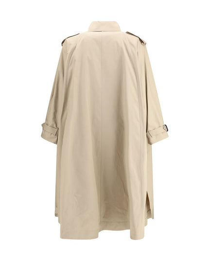 Saint Laurent Beige Cotton Coat