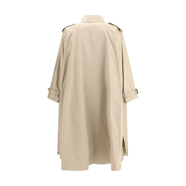Saint Laurent Beige Cotton Coat