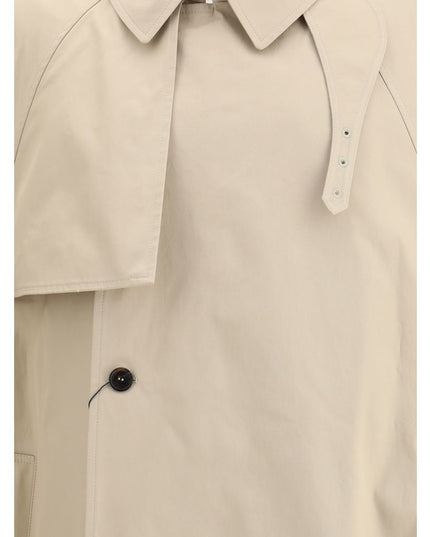 Saint Laurent Beige Cotton Coat