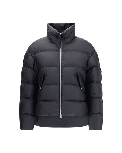 MONCLER x EDWARD ENNINFUL Black Polyamide Coat