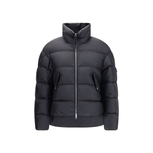 MONCLER x EDWARD ENNINFUL Black Polyamide Coat
