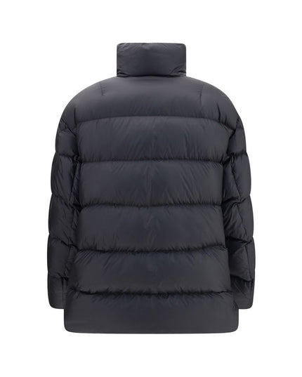 MONCLER x EDWARD ENNINFUL Black Polyamide Coat