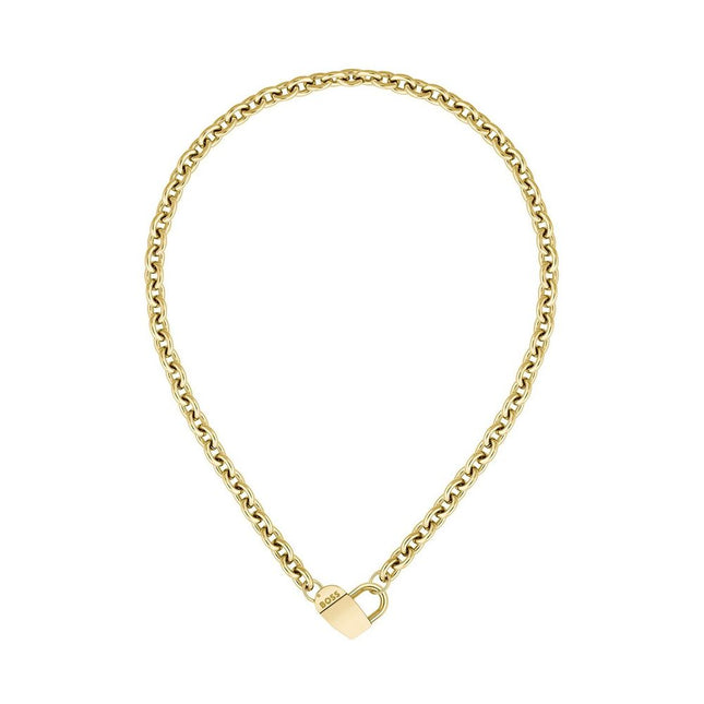 Hugo Boss Gold Stainless Steel Necklace