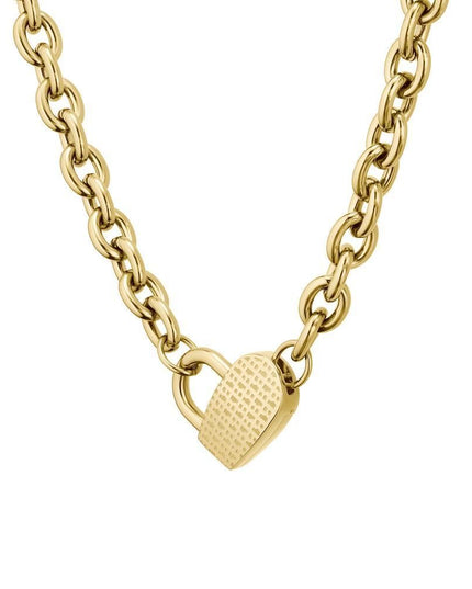 Hugo Boss Gold Stainless Steel Necklace