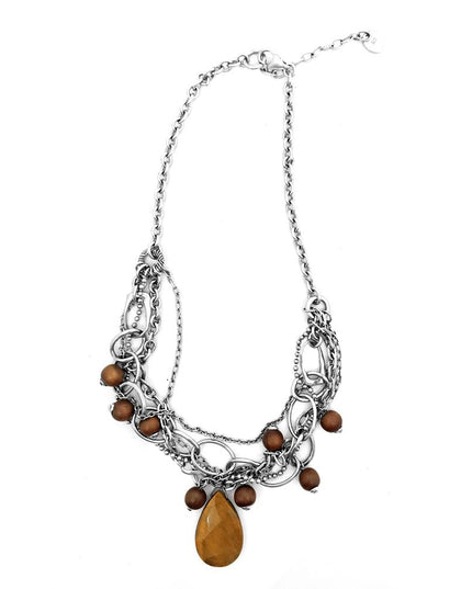 GC Silver Stainless Steel Necklace