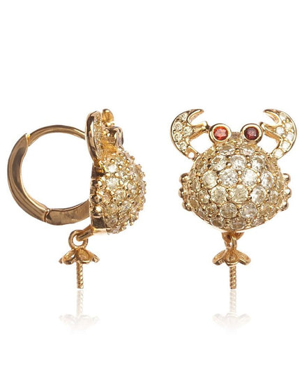 Lancaster Gold Silver Earrings