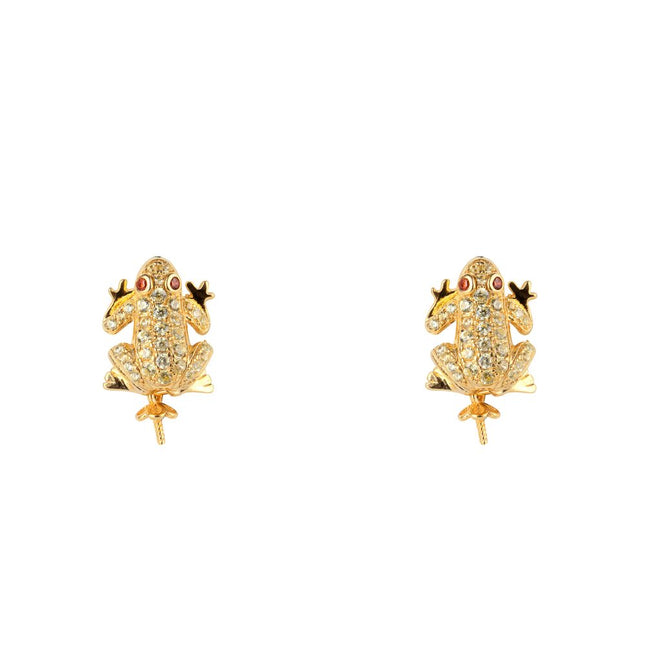Lancaster Gold Silver Earrings