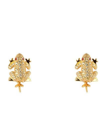 Lancaster Gold Silver Earrings