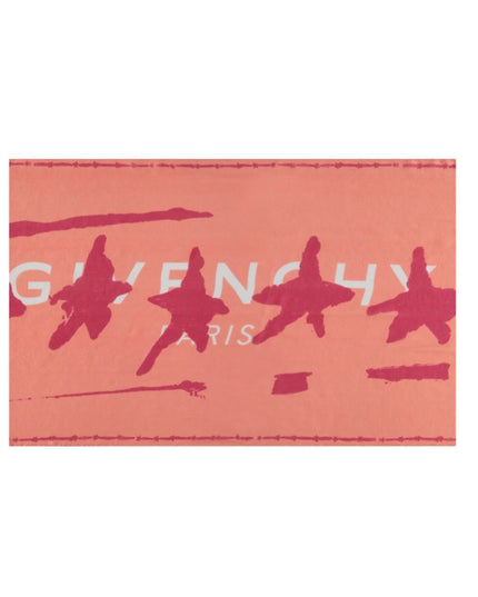 Givenchy Orange Silk Scarf