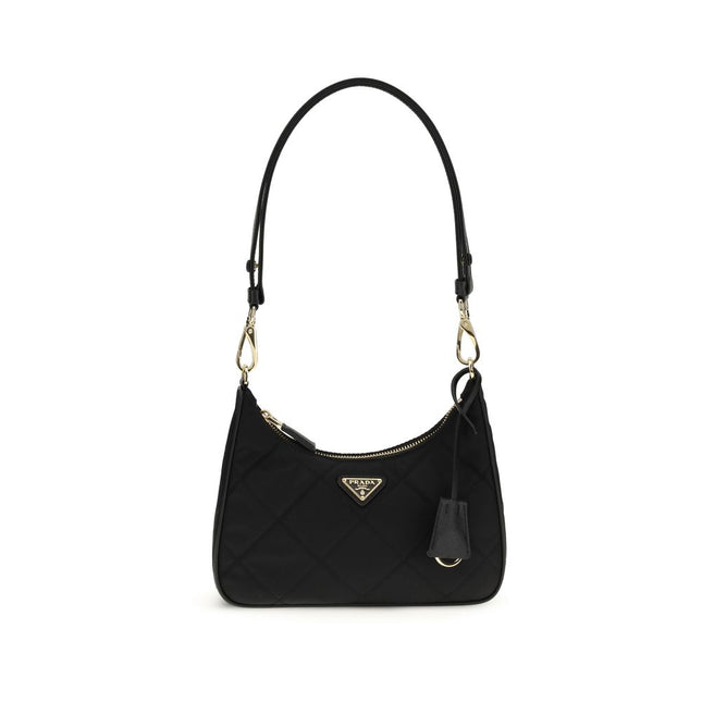 Prada Black Recycled Polyamide Shoulder Bag