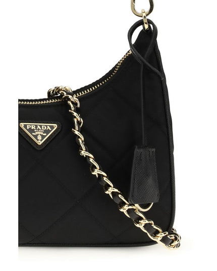 Prada Black Recycled Polyamide Shoulder Bag