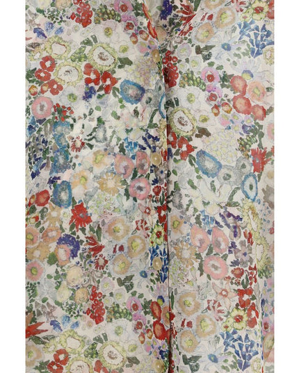 Khaite Multicolor Silk Pattern Shirt