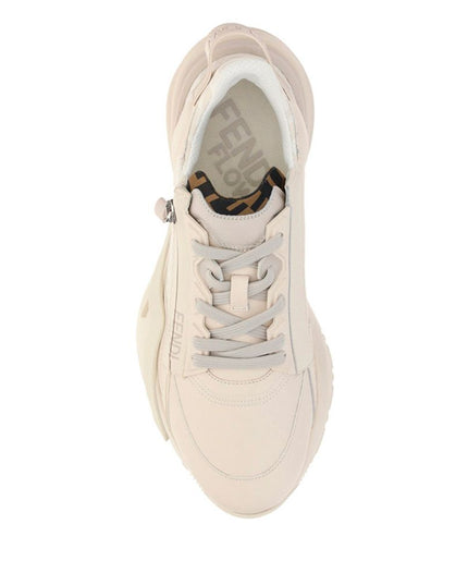Fendi Cream Rubber Athletic Sneakers
