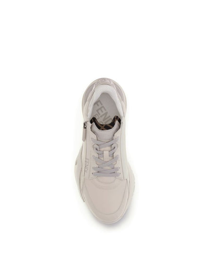 Fendi Cream Rubber Athletic Sneakers