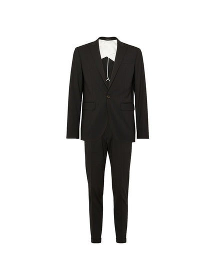 Dsquared² Black Elastane Two-Piece Suit