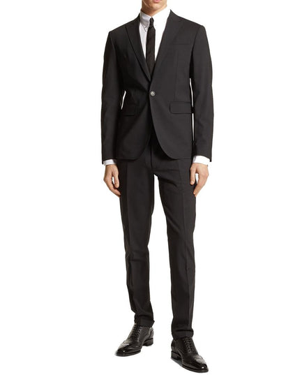Dsquared² Black Elastane Two-Piece Suit