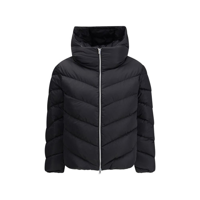 Herno Black Polyester Jackets And Coat