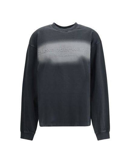 Alexander Wang Black Cotton Sweatshirt