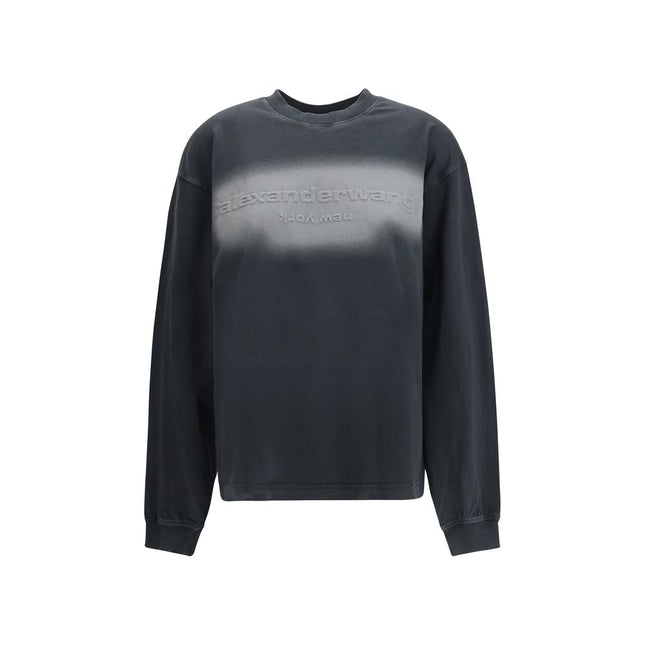 Alexander Wang Black Cotton Sweatshirt