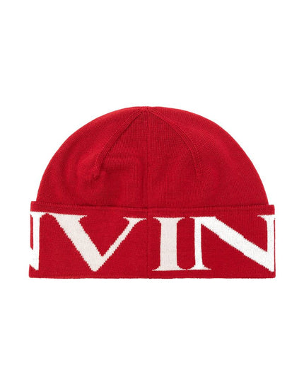 Lanvin Red Wool Beanie