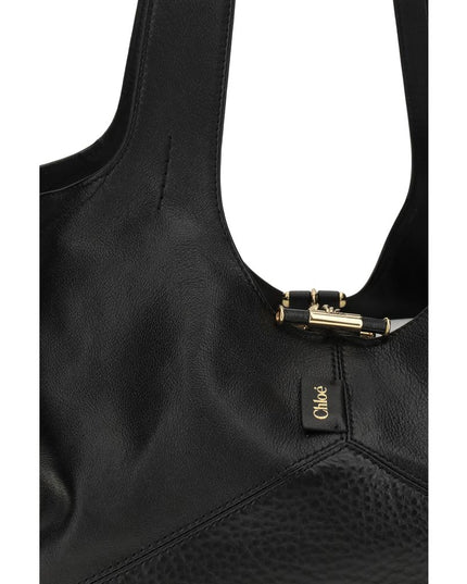 Chloé Black Calf Leather Bos Taurus Shoulder Bag
