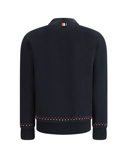 Thom Browne Black Cotton Cardigan