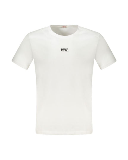 Rifle White Cotton T-Shirt