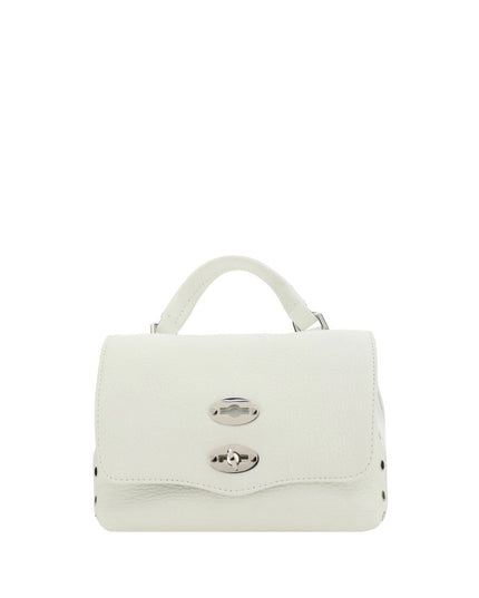 Zanellato White Calf Leather Bos Taurus Shoulder Bag