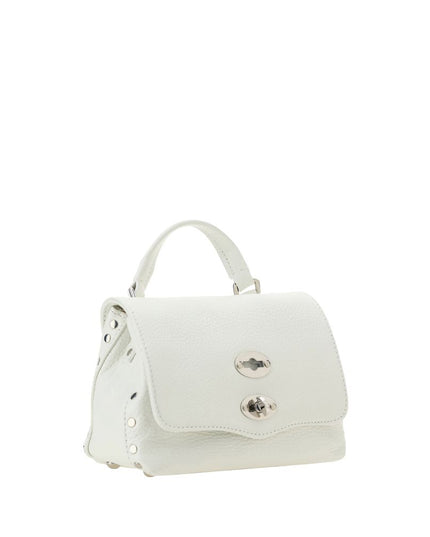 Zanellato White Calf Leather Bos Taurus Shoulder Bag