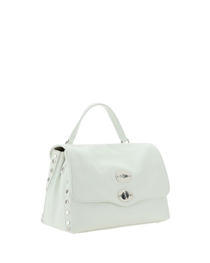 Zanellato White Calf Leather Bos Taurus Shoulder Bag