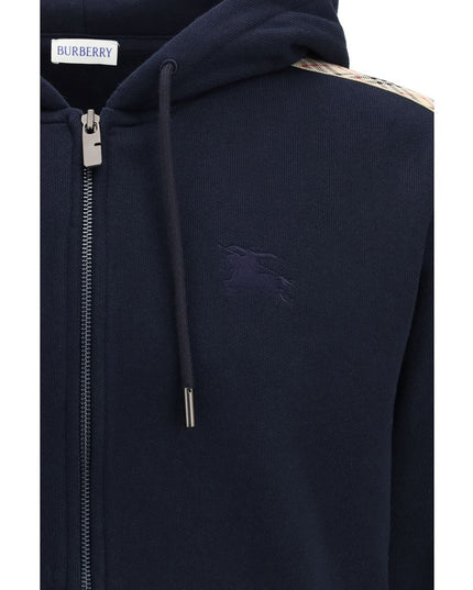 Burberry Blue Cotton Sweatshirt