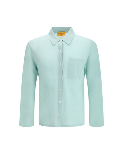 Guest in Residence Light Blue Cashmere Dress Shirt