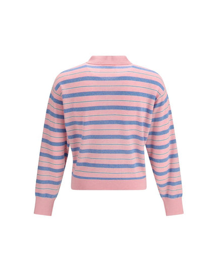 Guest in Residence Multicolor Cashmere Polo Shirt